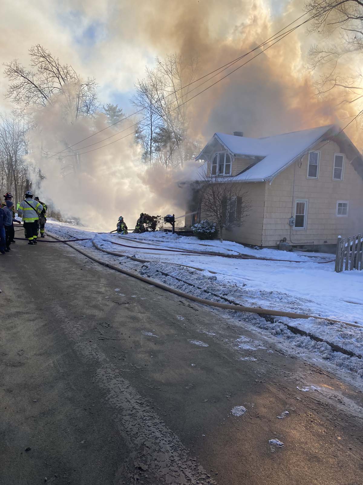 Assisted Endwell Fire with a House Fire on 1/17/2024